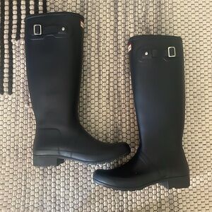 Hunter Tall Boots Original Tour Navy